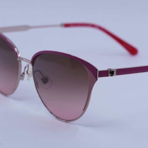 Kate Spade IANNA/G/S 0000 M2 Sunglasses Rose Gold/Red/Pink Cat Eye Frame - Picture 2 of 11
